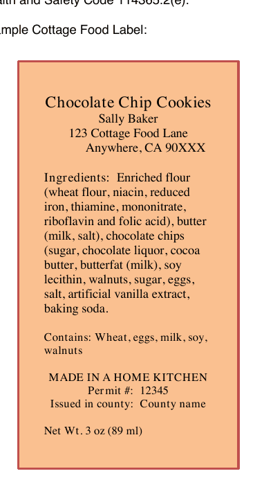LA County Close Up on Food Labels from an official county - los angeles source
