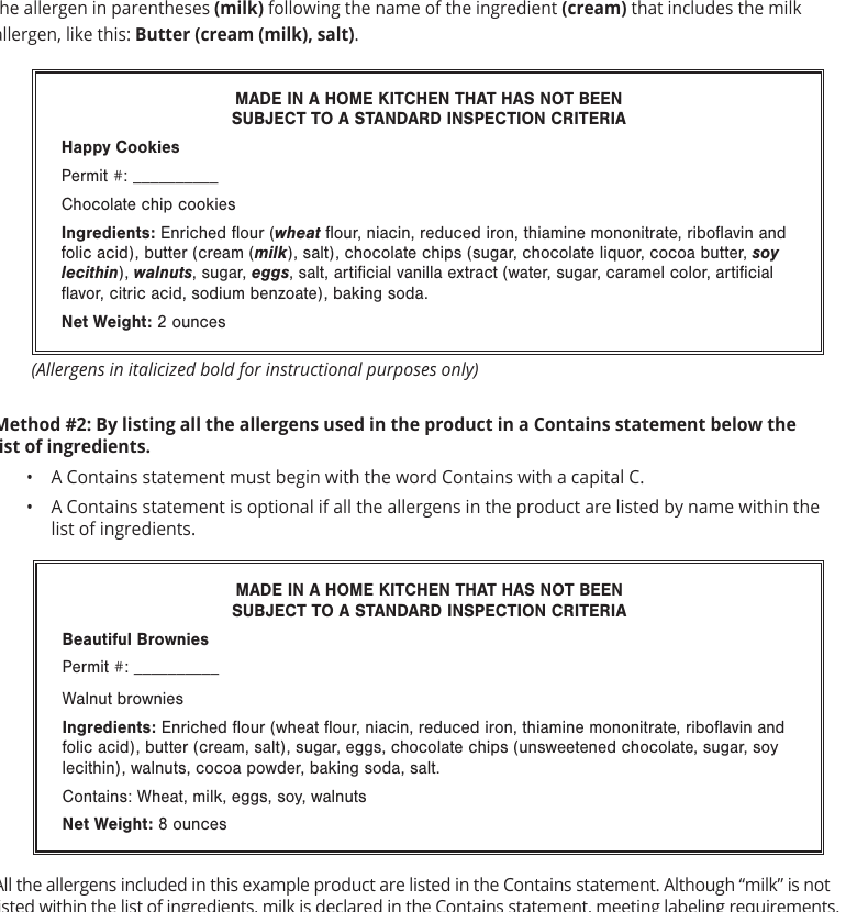 WSDA Cottage Food Operation Permit Application Packet from an official state agency source