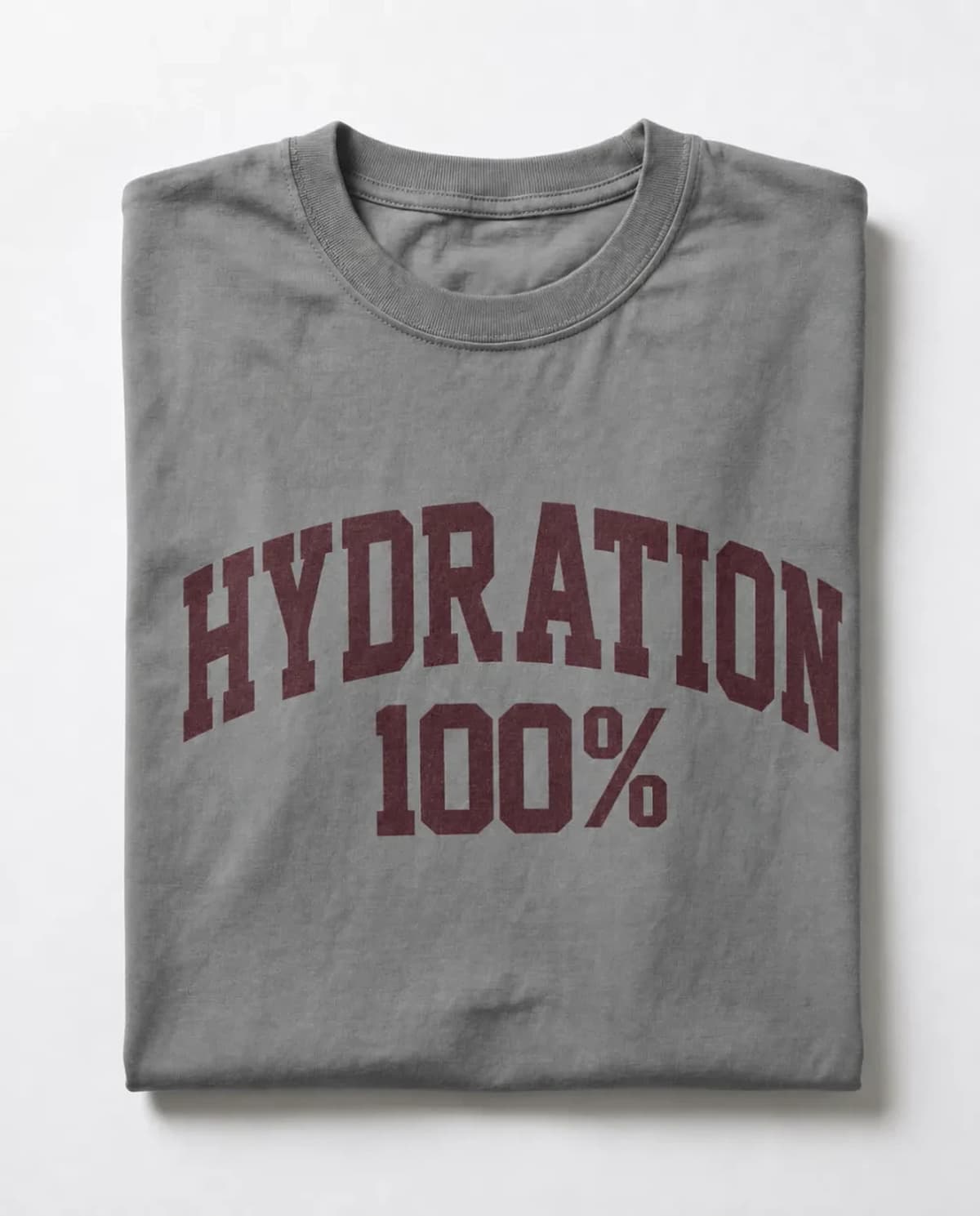 Hydration 100% t-shirt — folded