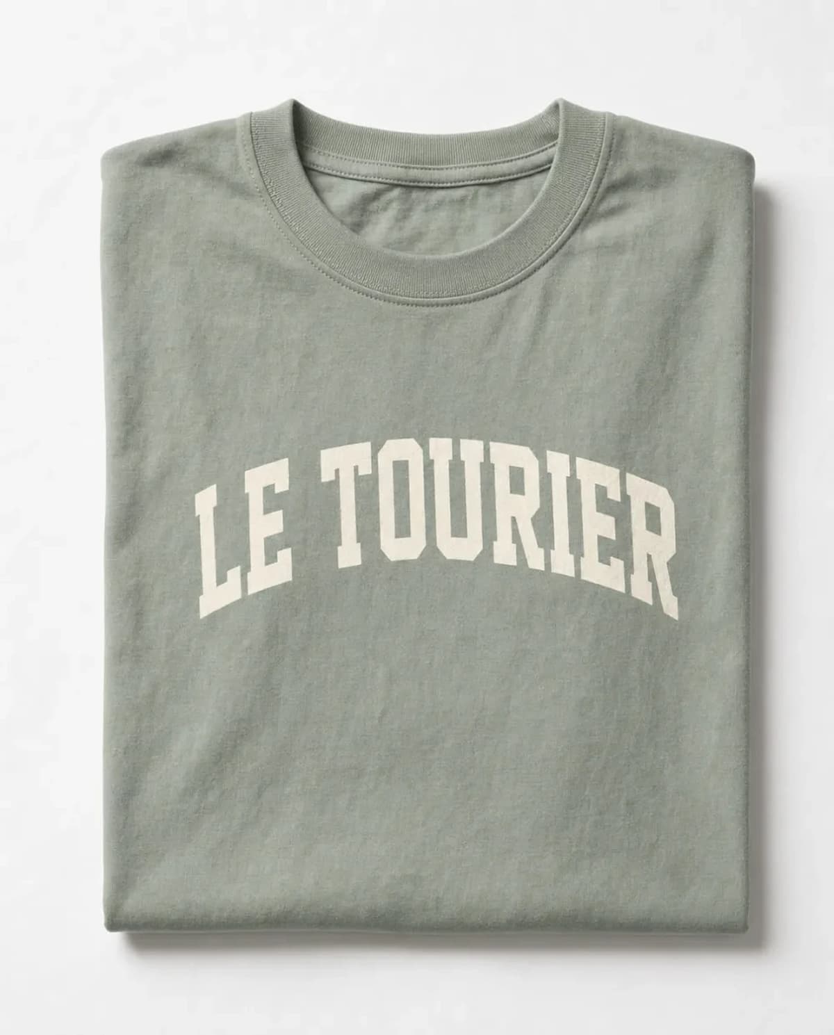 Le Tourier t-shirt — folded
