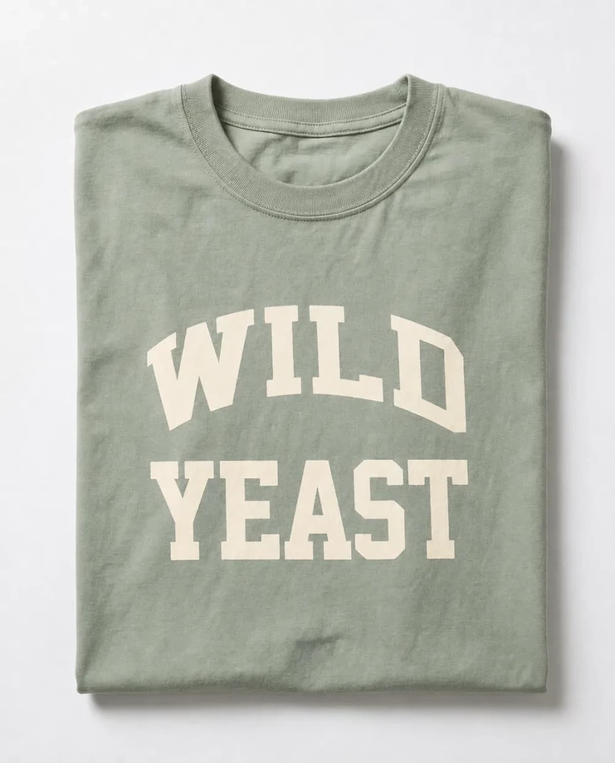 Wild Yeast t-shirt — folded