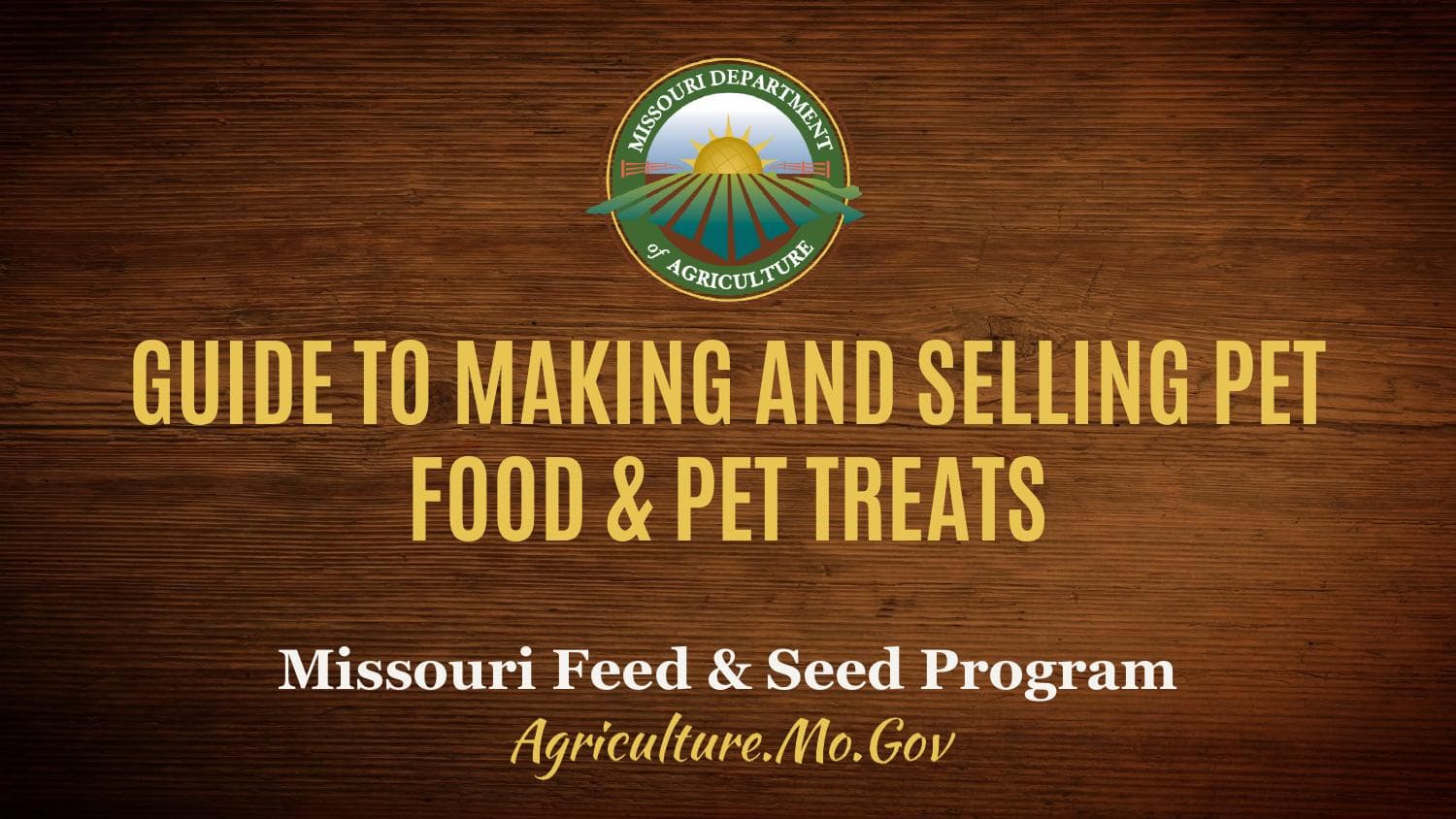Cover preview for Pet Treats guidance