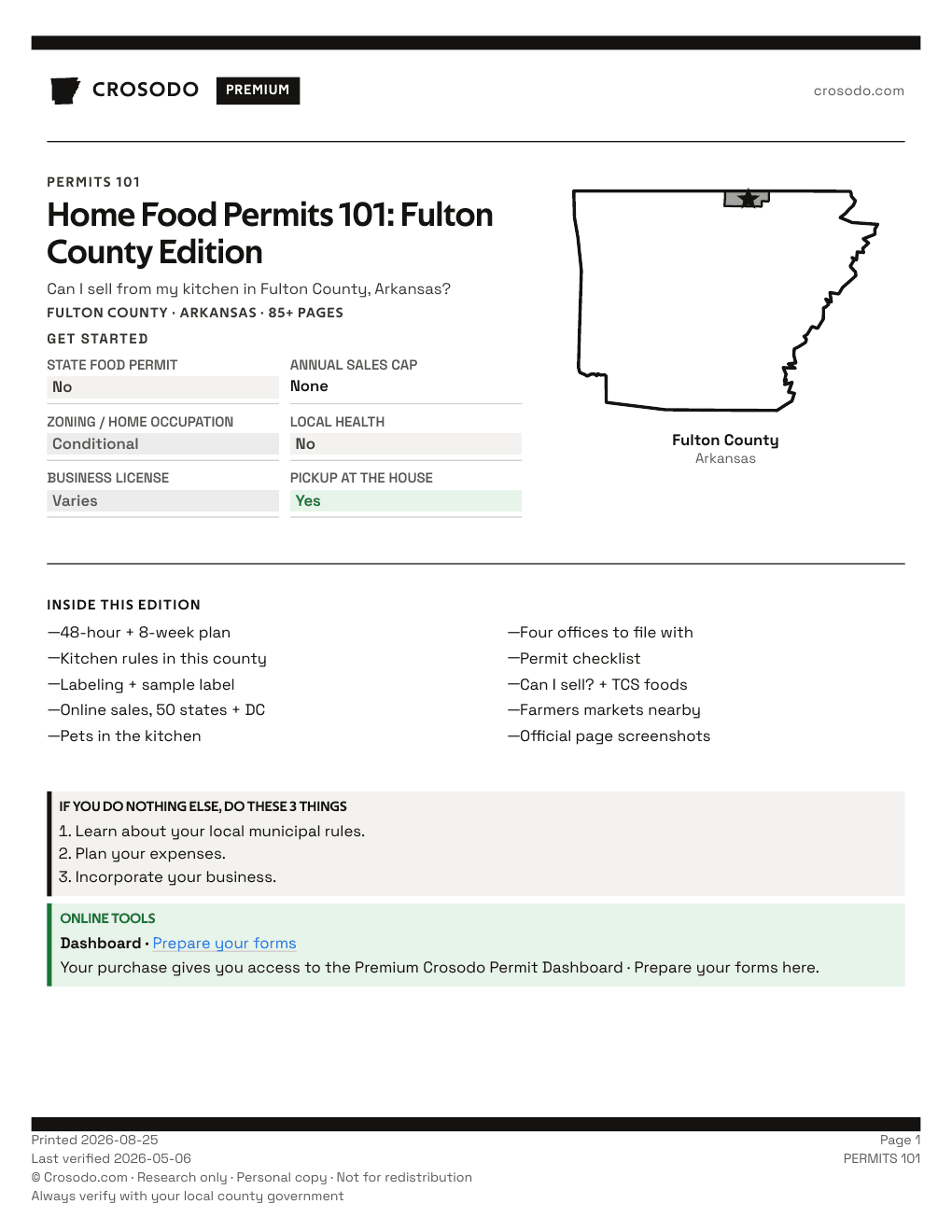Permit Guide 101 cover for Fulton County