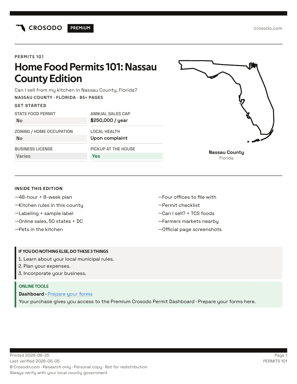 Permit Guide 101 cover for Nassau County