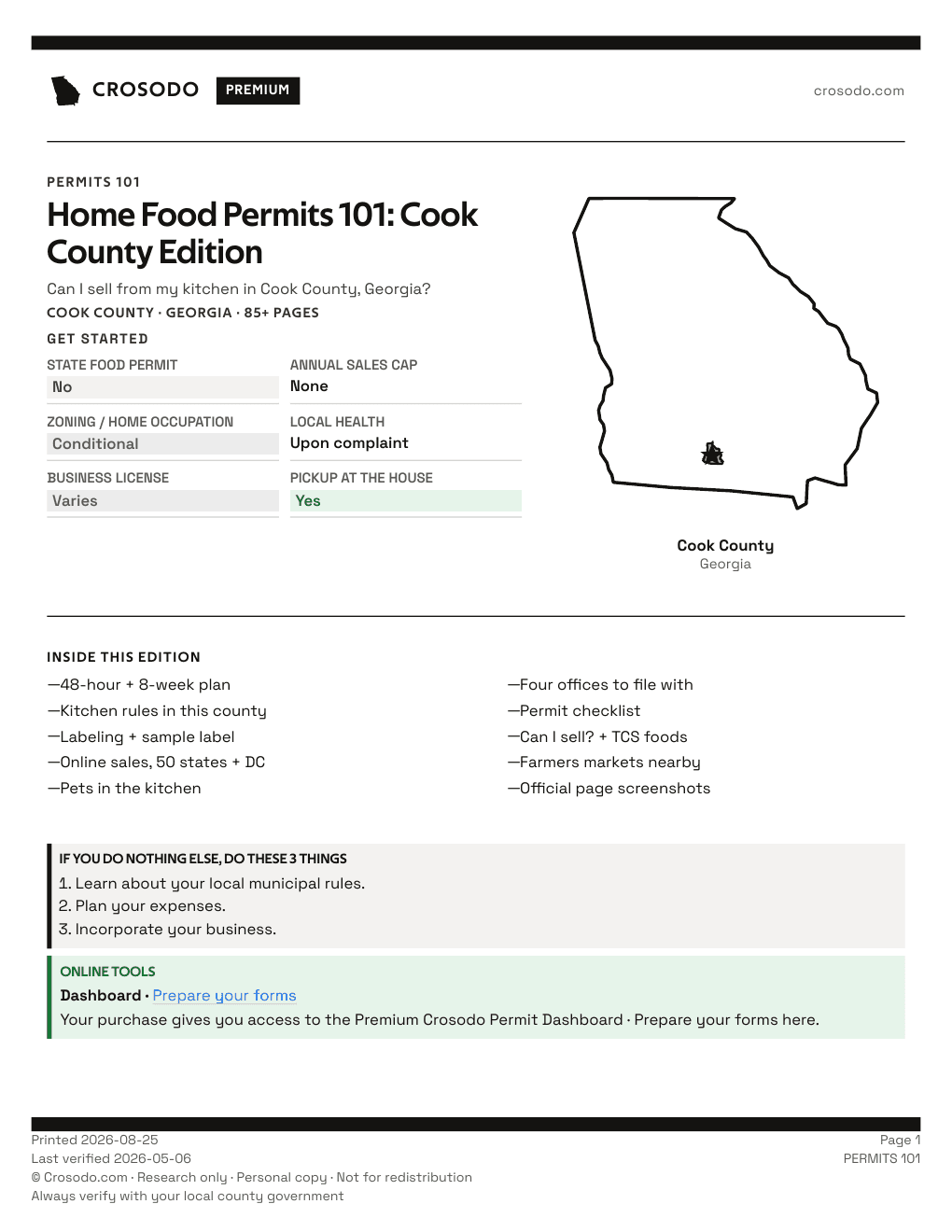 Permit Guide 101 cover for Cook County