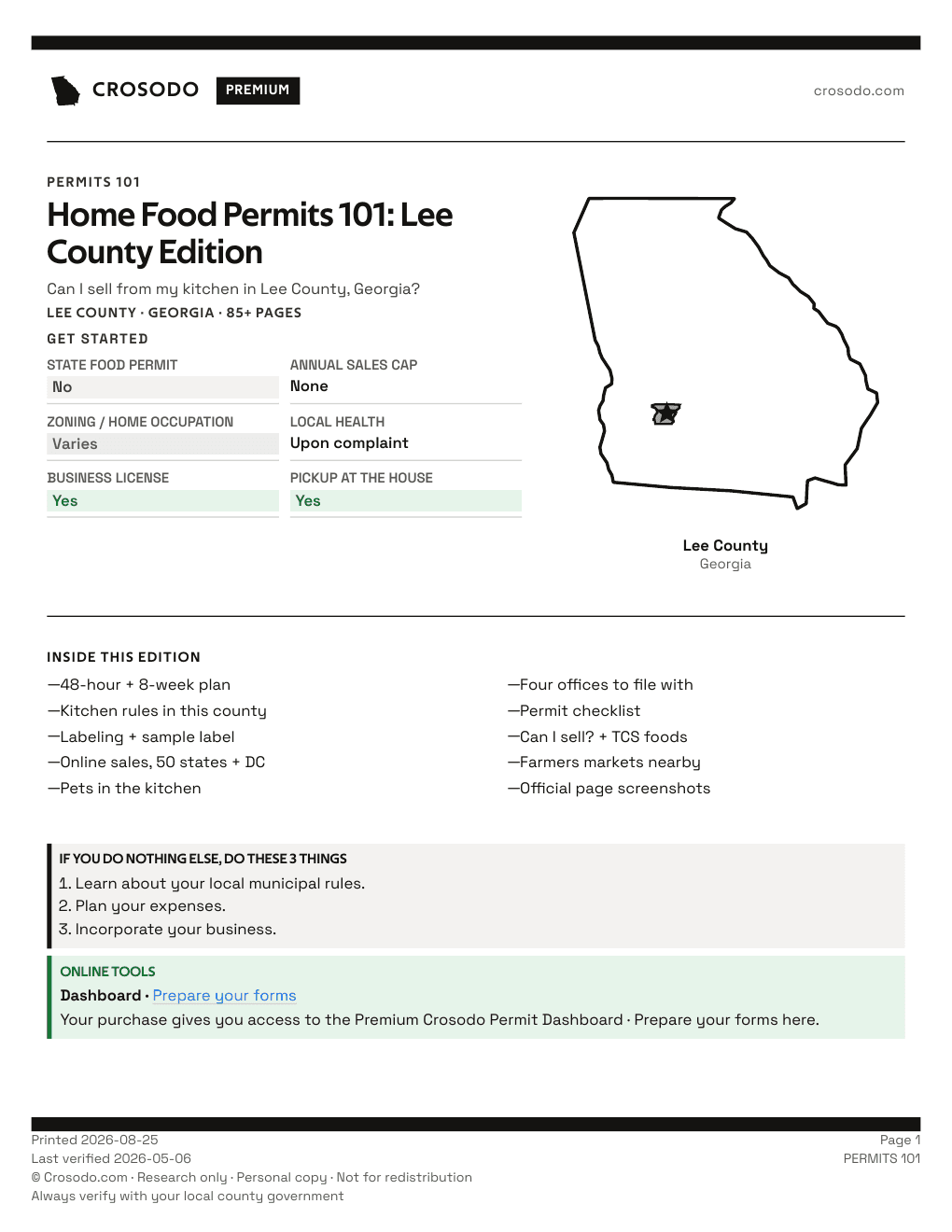 Permit Guide 101 cover for Lee County