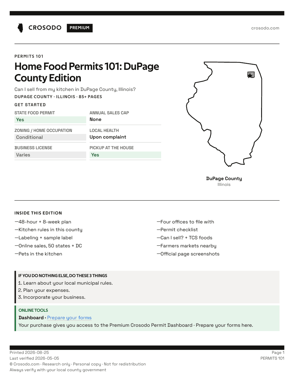 Permit Guide 101 cover for DuPage County