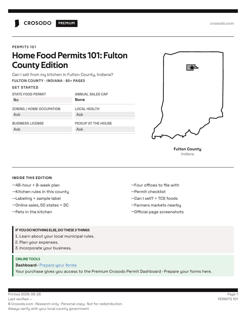 Permit Guide 101 cover for Fulton County