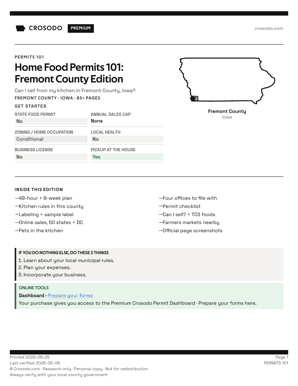 Permit Guide 101 cover for Fremont County