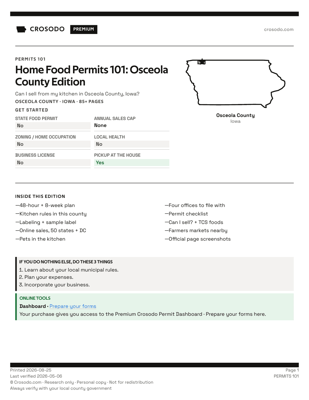 Permit Guide 101 cover for Osceola County