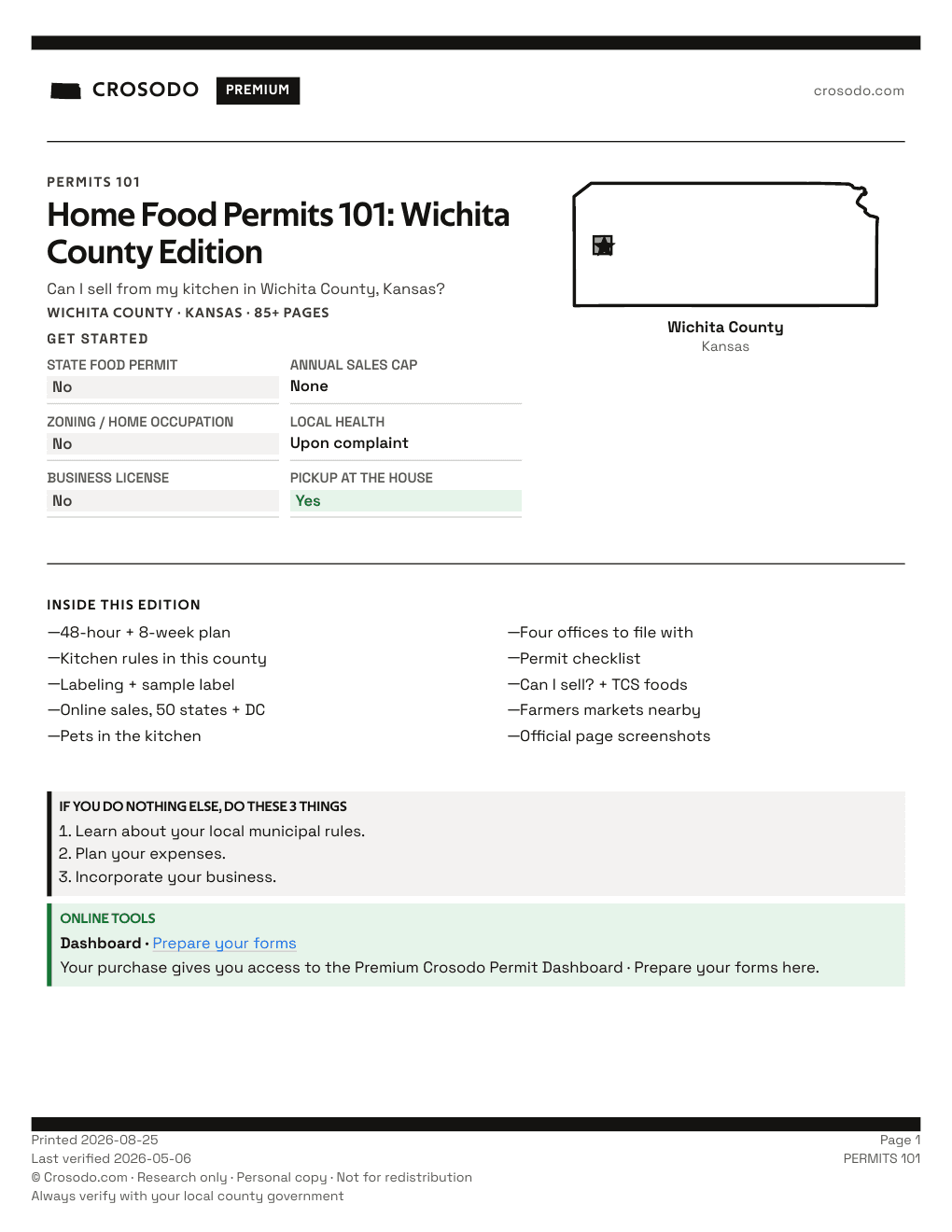Permit Guide 101 cover for Wichita County