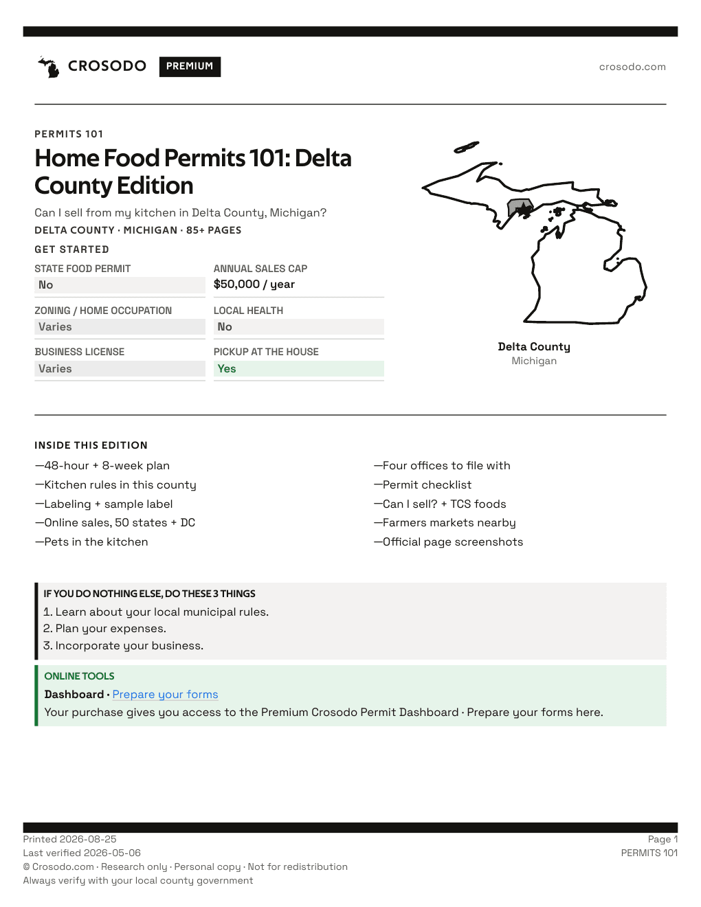 Permit Guide cover for Delta County