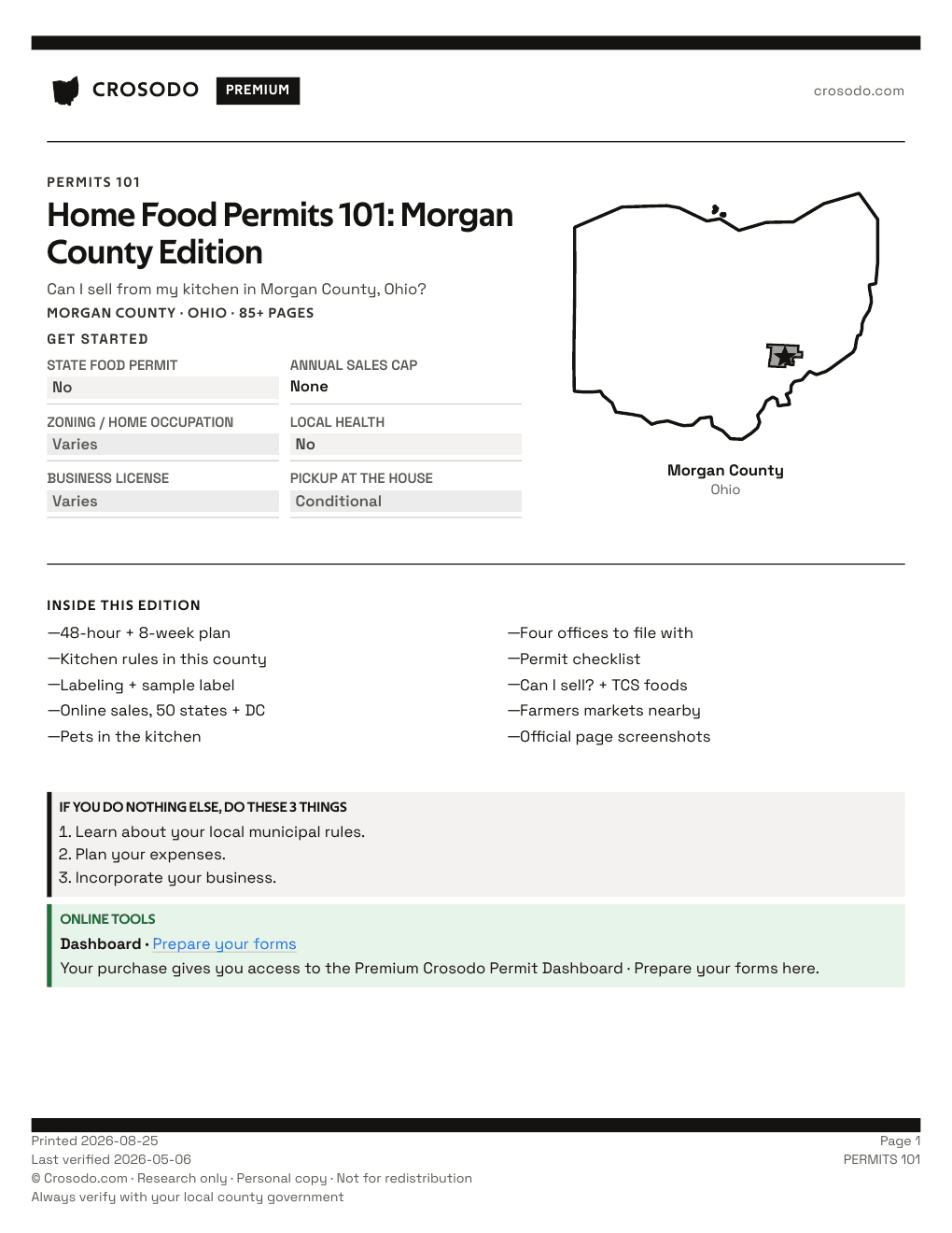 Permit Guide 101 cover for Morgan County