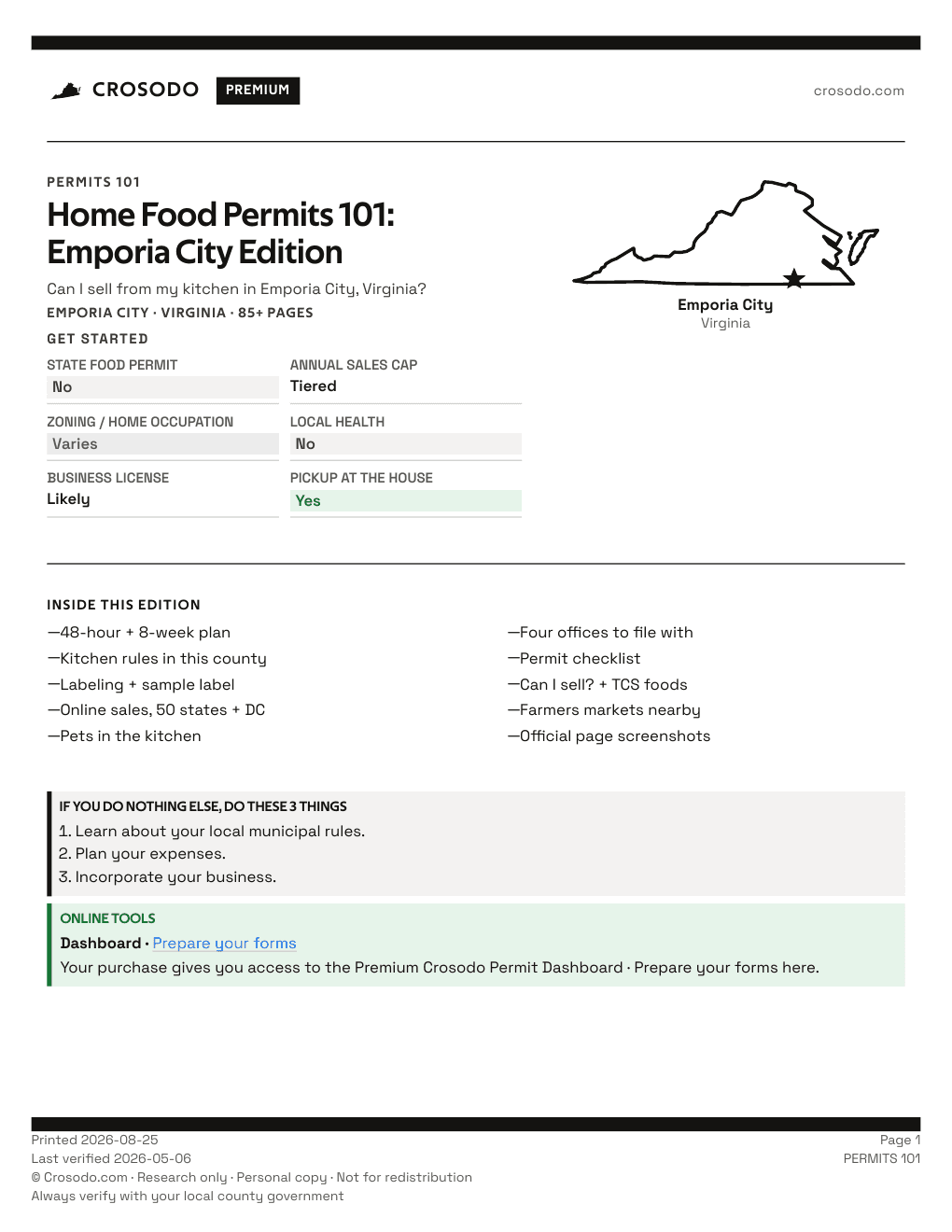 Permit Guide 101 cover for Emporia City