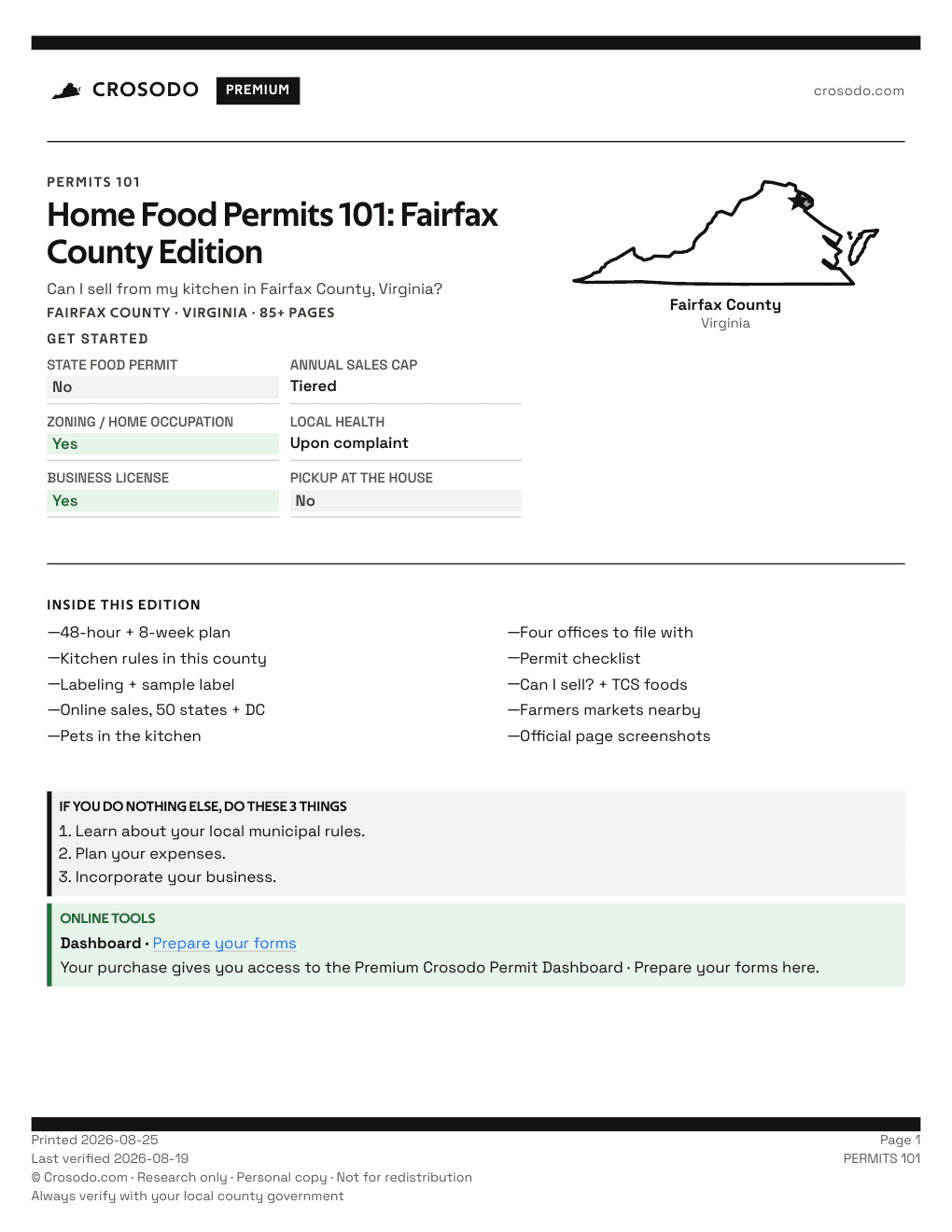 Cover of the Fairfax County Permit Guide 101