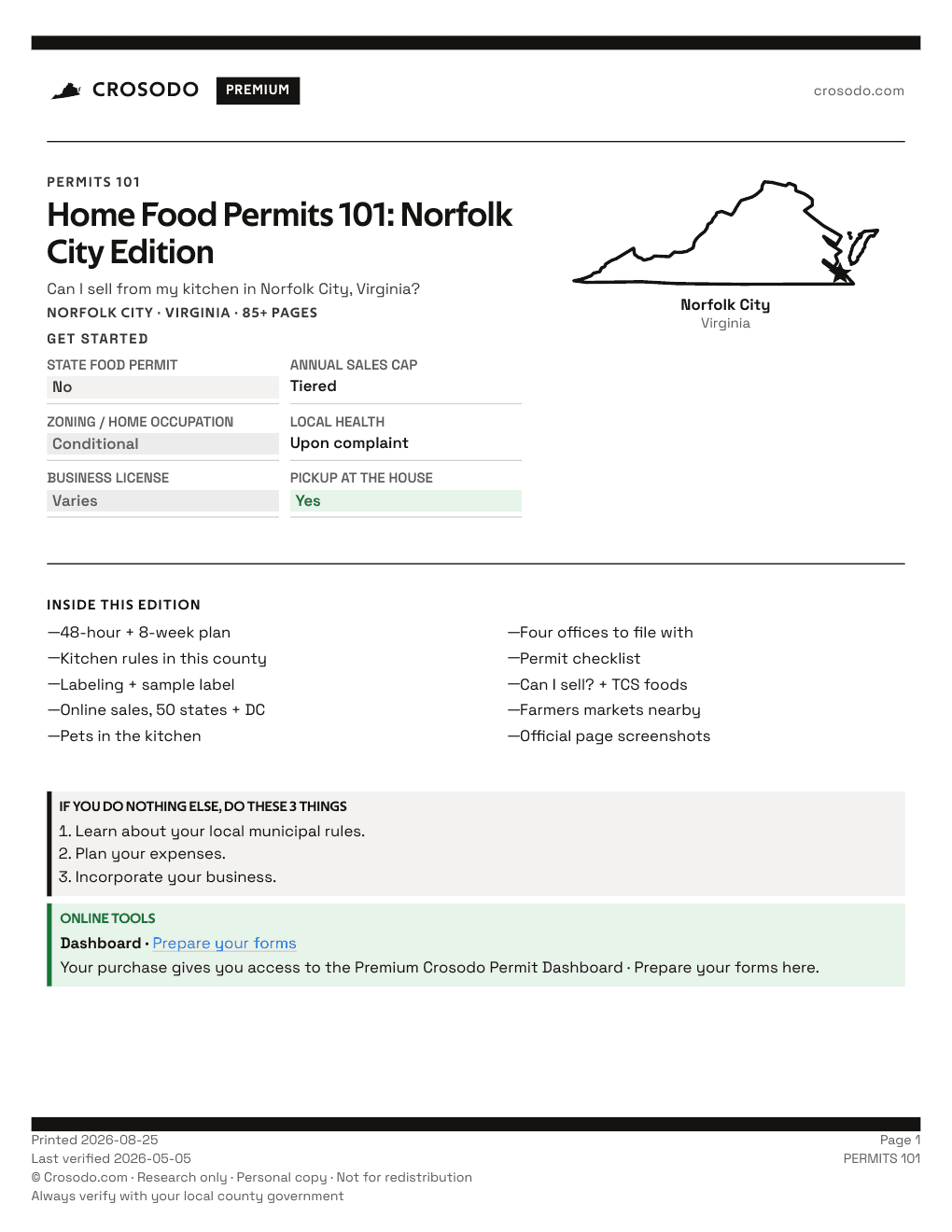 Permit Guide 101 cover for Norfolk City