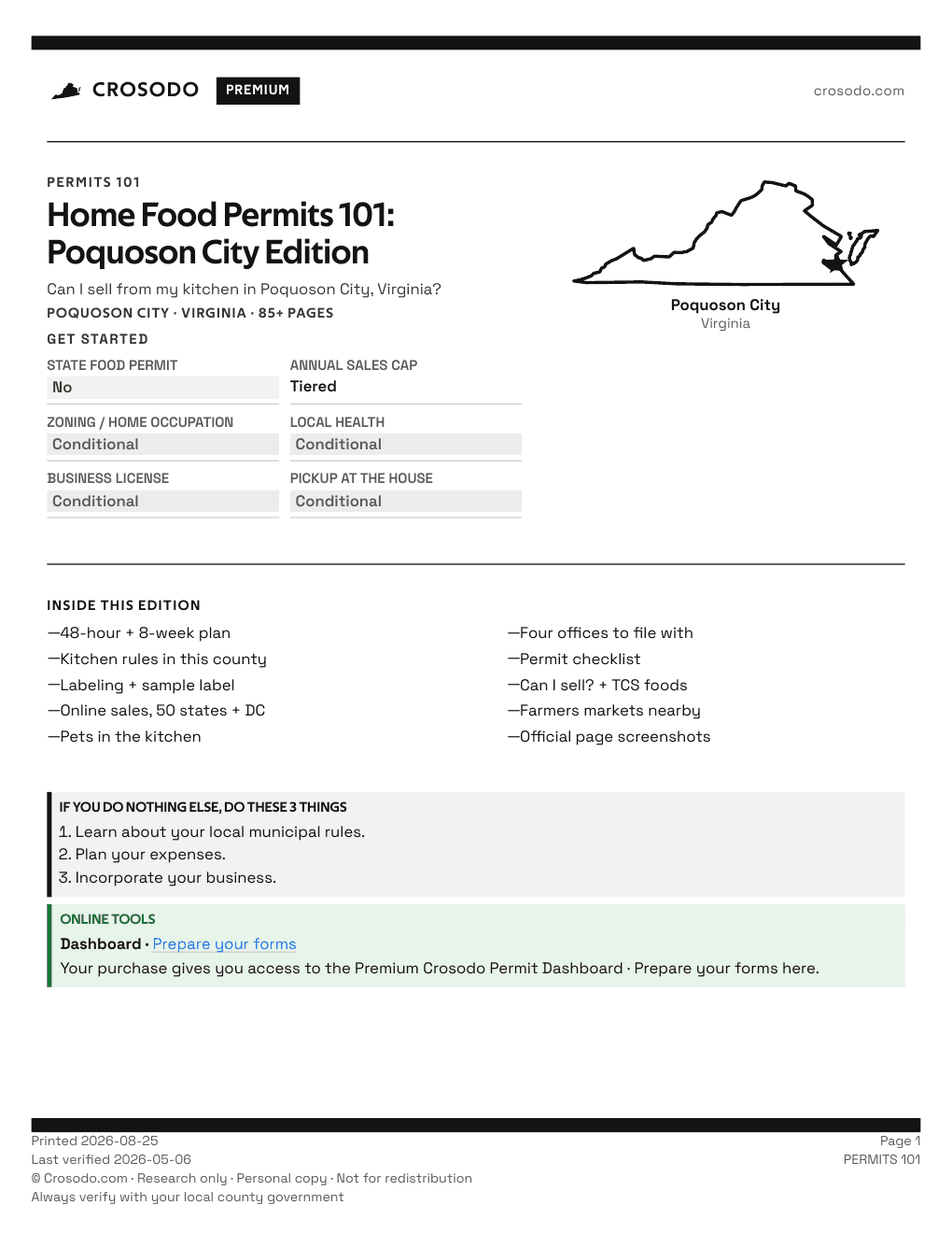 Permit Guide 101 cover for Poquoson City