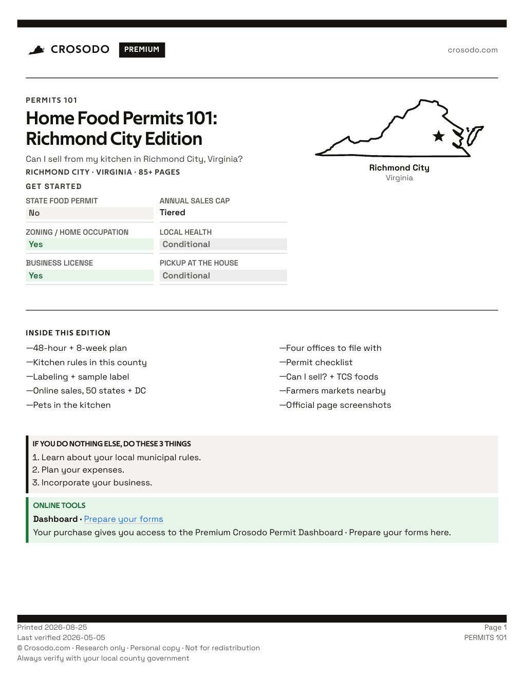 Permit Guide 101 cover for Richmond City