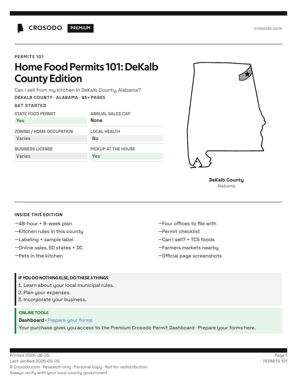 Permit Guide 101 cover for DeKalb County