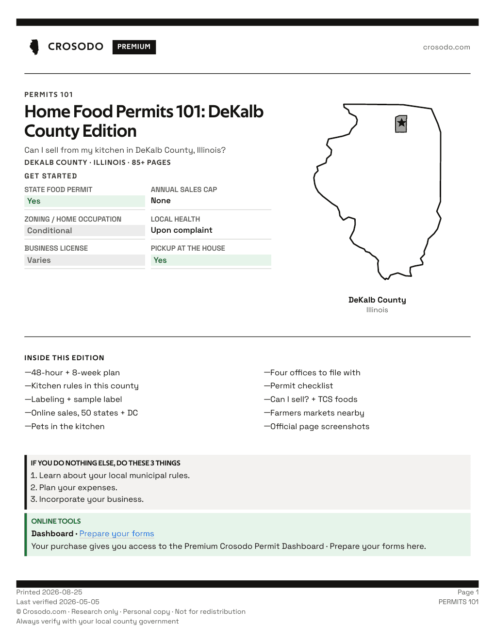 Permit Guide 101 cover for DeKalb County