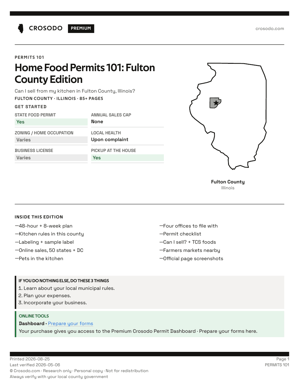 Permit Guide 101 cover for Fulton County