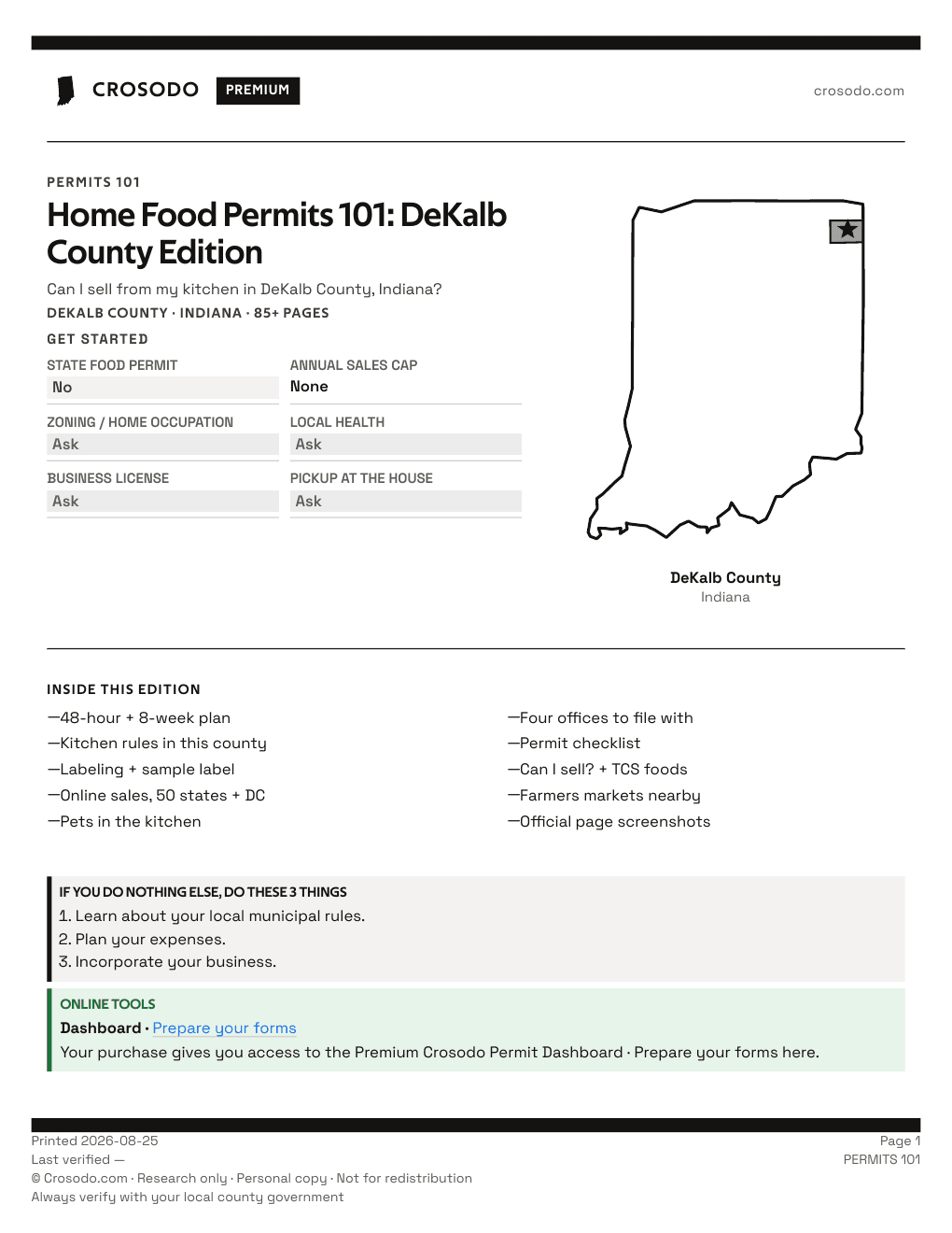 Permit Guide 101 cover for DeKalb County