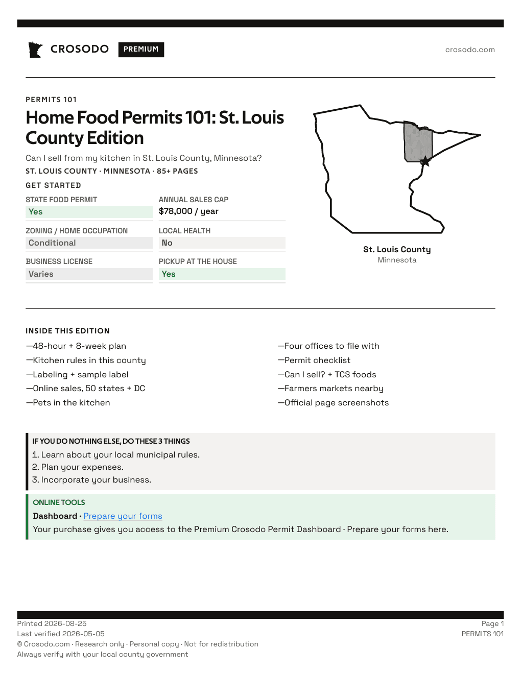 Permit Guide 101 cover for St. Louis County