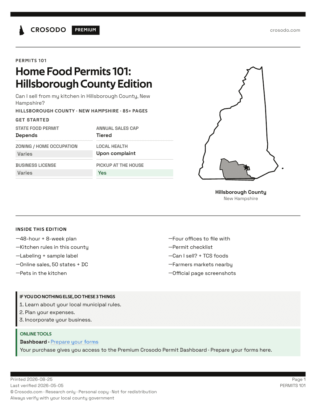 Permit Guide 101 cover for Hillsborough County