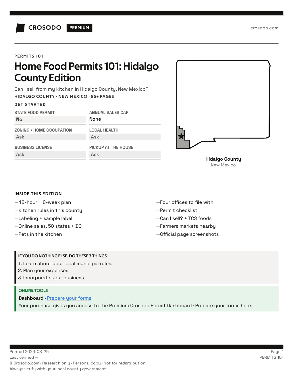 Permit Guide 101 cover for Hidalgo County