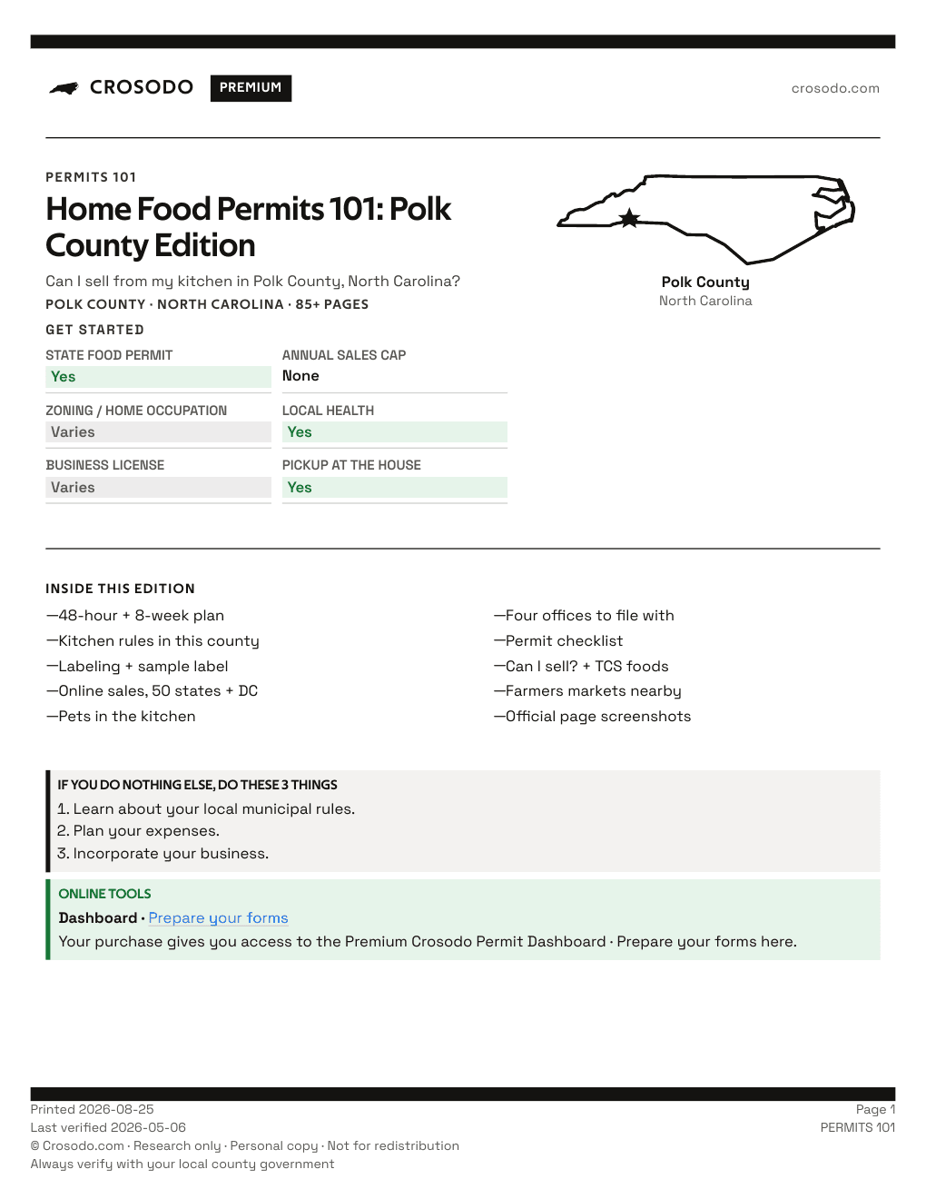 Permit Guide 101 cover for Polk County