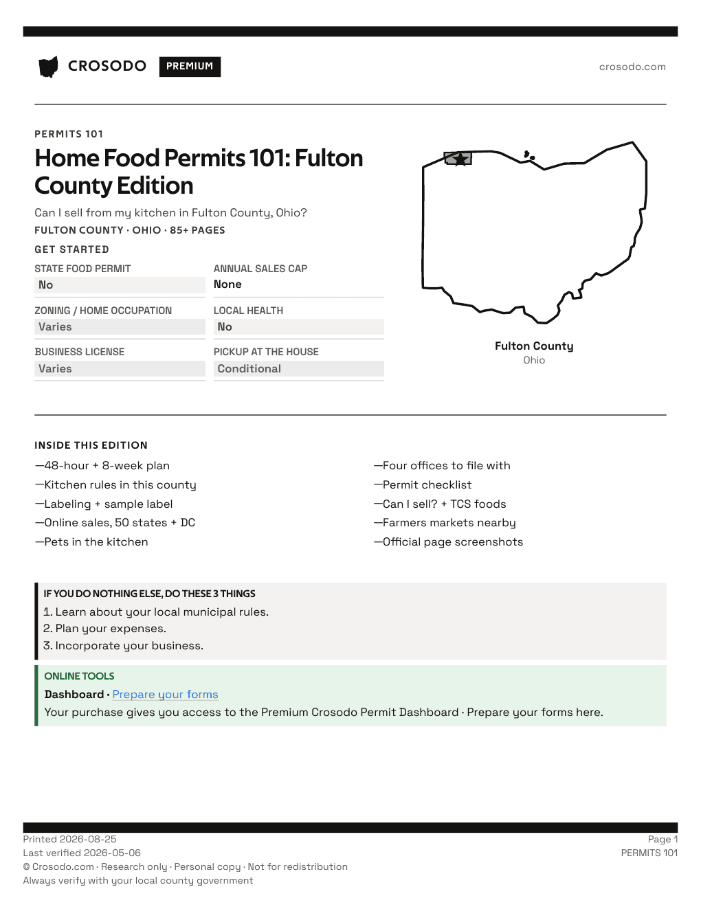 Permit Guide 101 cover for Fulton County
