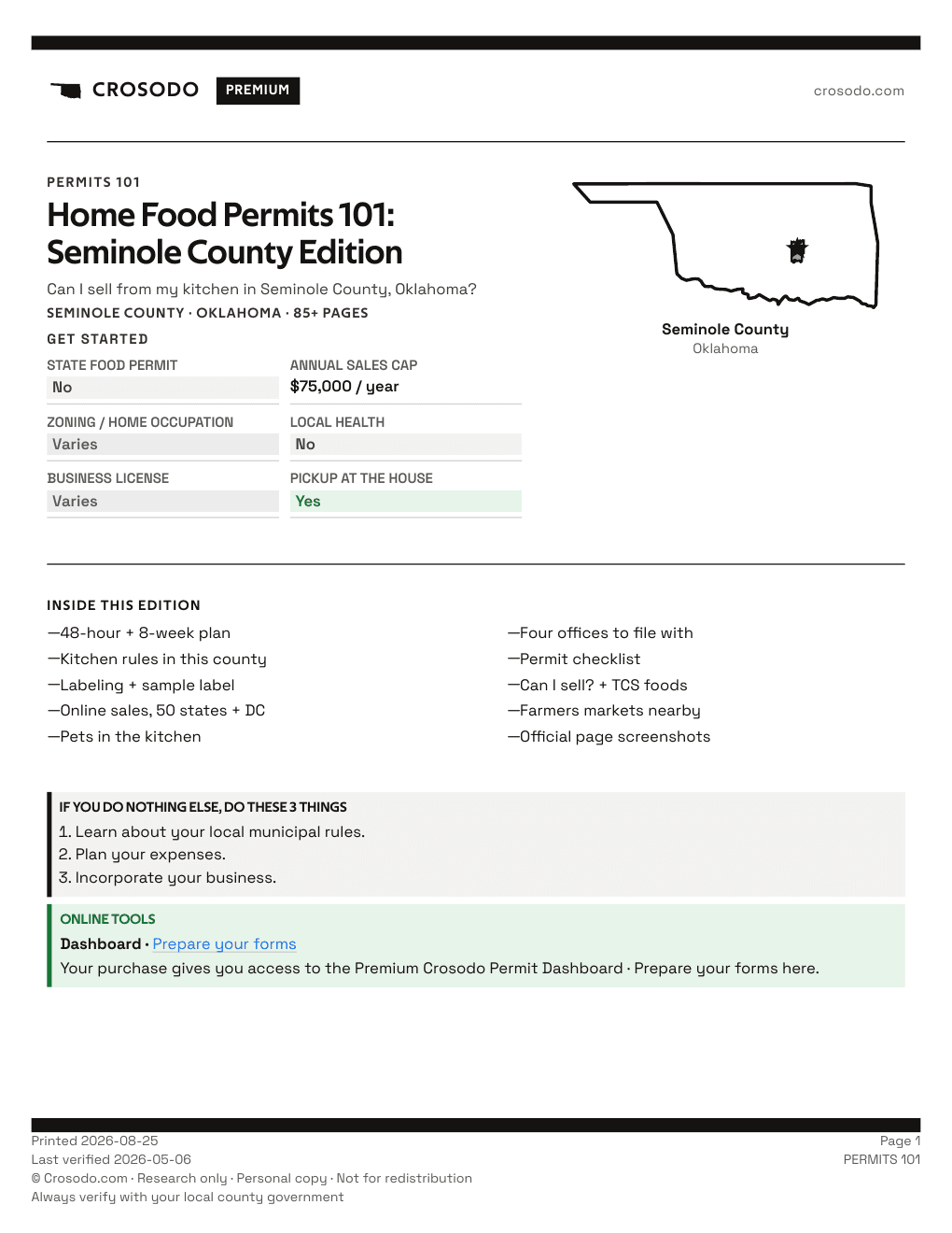 Permit Guide 101 cover for Seminole County