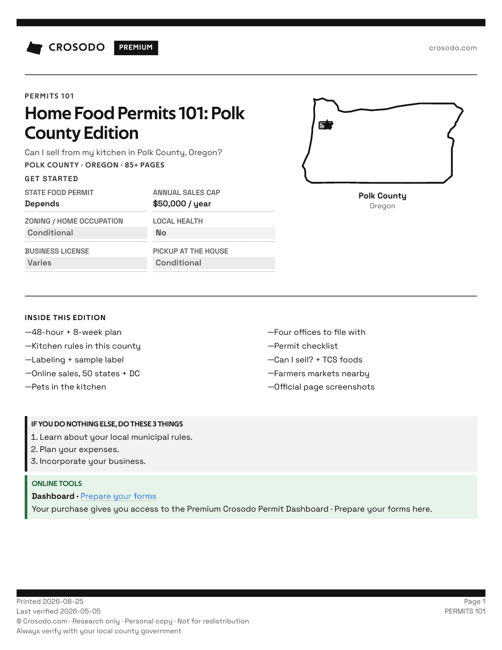 Permit Guide 101 cover for Polk County