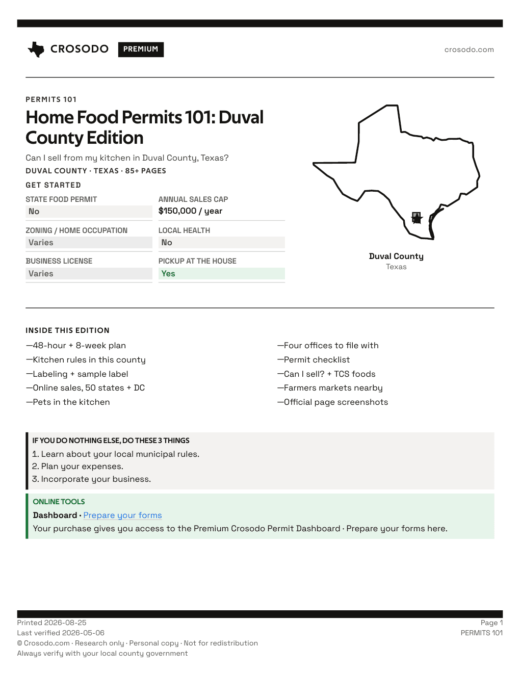 Permit Guide 101 cover for Duval County