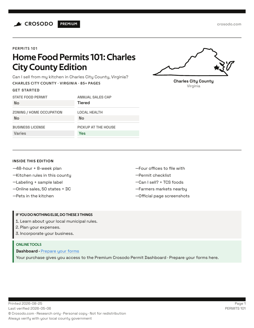 Permit Guide 101 cover for Charles City County