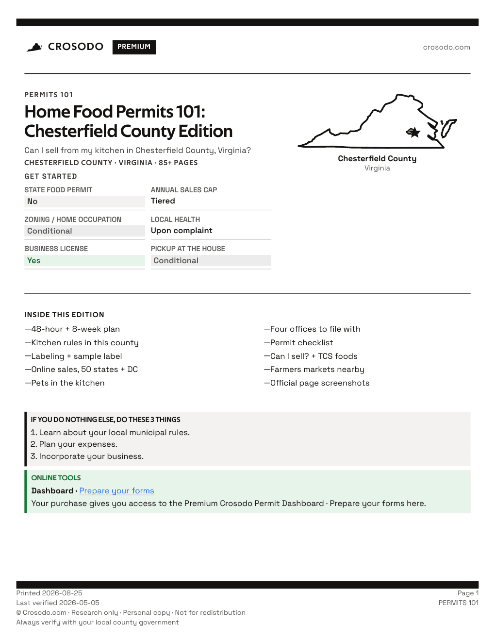 Permit Guide 101 cover for Chesterfield County